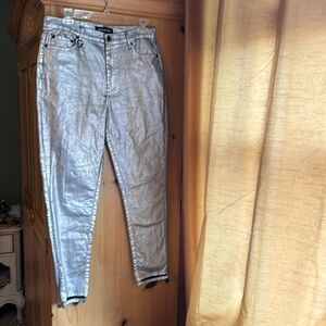 Silver coated pants size 30